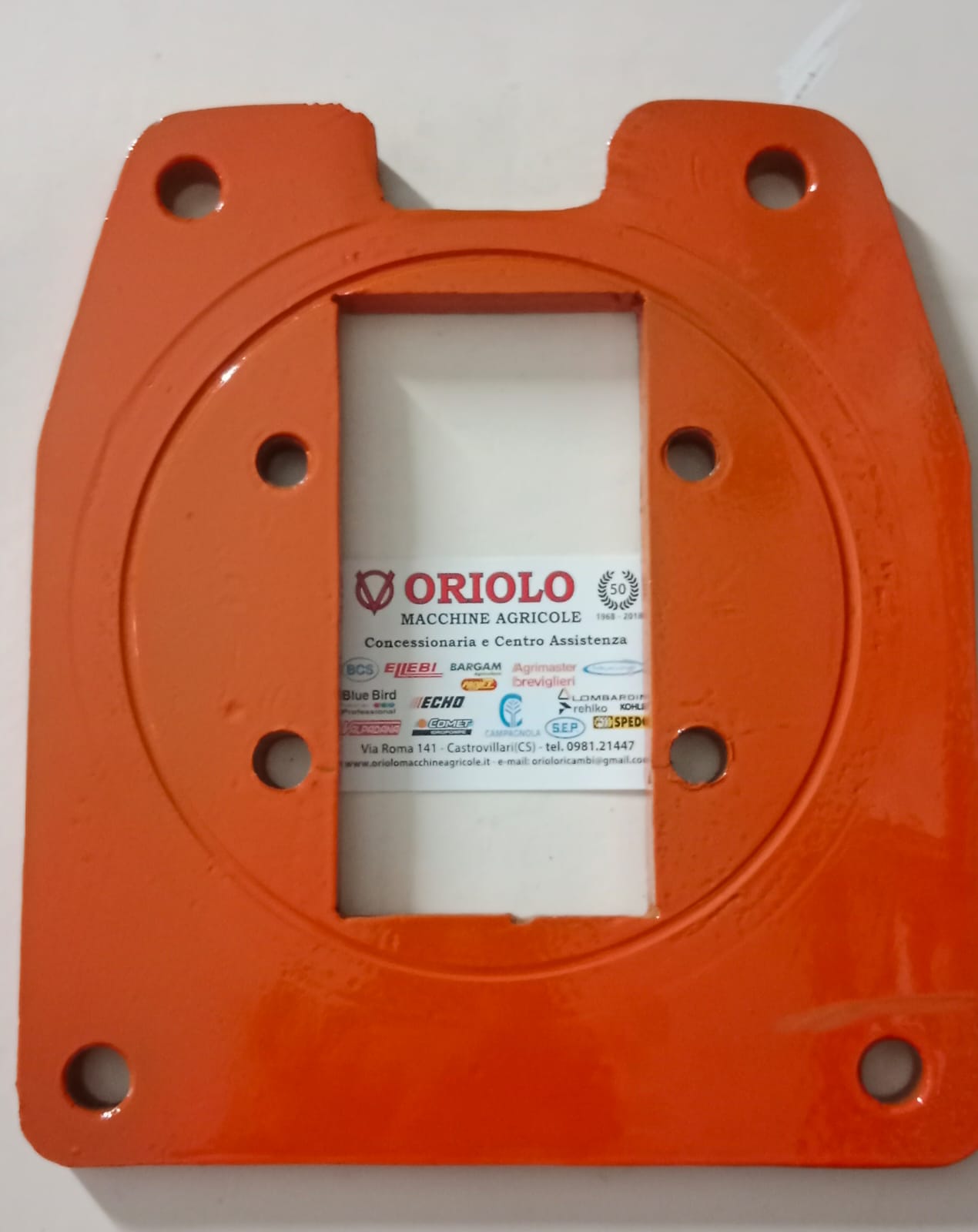 PIASTRA ATTACCO CENTRALE SNODO VALPADANA 4RM 20